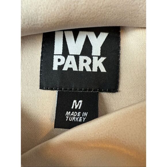 Ivy Park Athleisure Satin Crop Hoodie Size M - Picture 8 of 12